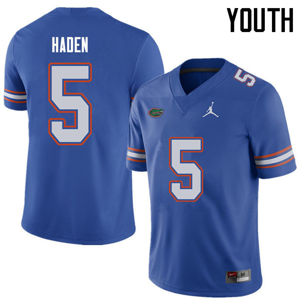 Jordan Brand Youth #5 Joe Haden Florida Gators College Football Jerseys Sale-Royal